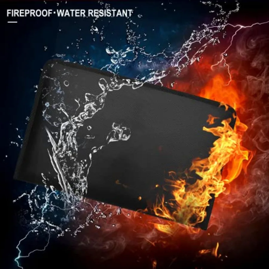 ENGPOW, расширяющаяся папка для файлов, органайзер для важных документов, огнестойкая сумка для документов с 13 карманами, цветные этикетки без зуда