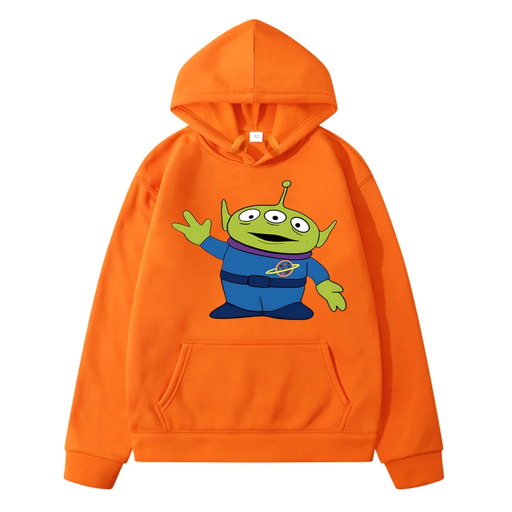 Toy Story Alien Cartoon Graphic Hoodies Sudaderas Casual Autumn Children Cute Sweatshirts with Pocket Boys and Girls Clothing