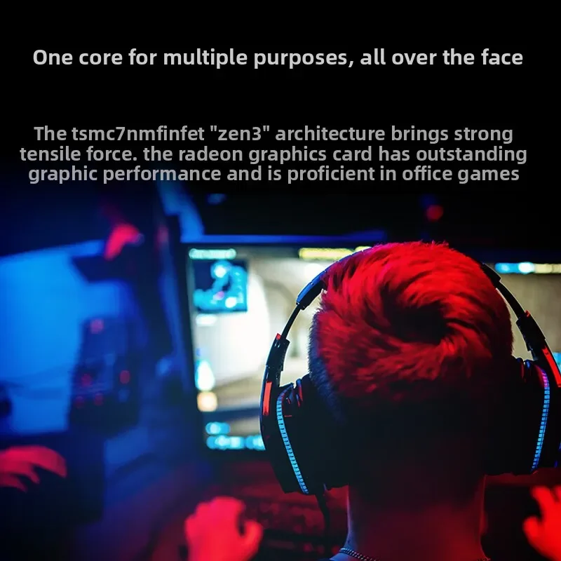 Prosesor 5500GT (r5) dengan 6 inti dan 12 thread, memaksimalkan kecepatan hingga 4.4GHz dengan Ra