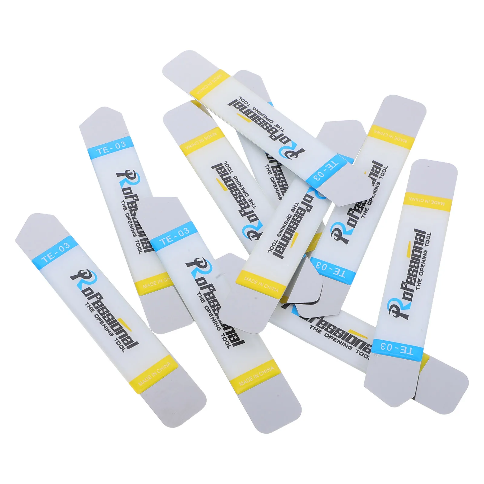 10pcs Phone Repair Tool Kit Stainless Steel Metal Spudger Thin Pry Opening Tool For Mobile Tablet Laptop Disassembly Tools