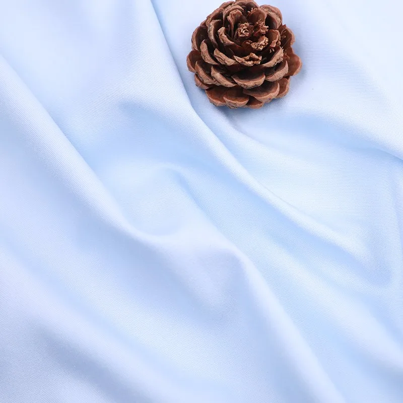 

Solid-color fiber elastic knitted fabric for women's ultra-fine denier shirts