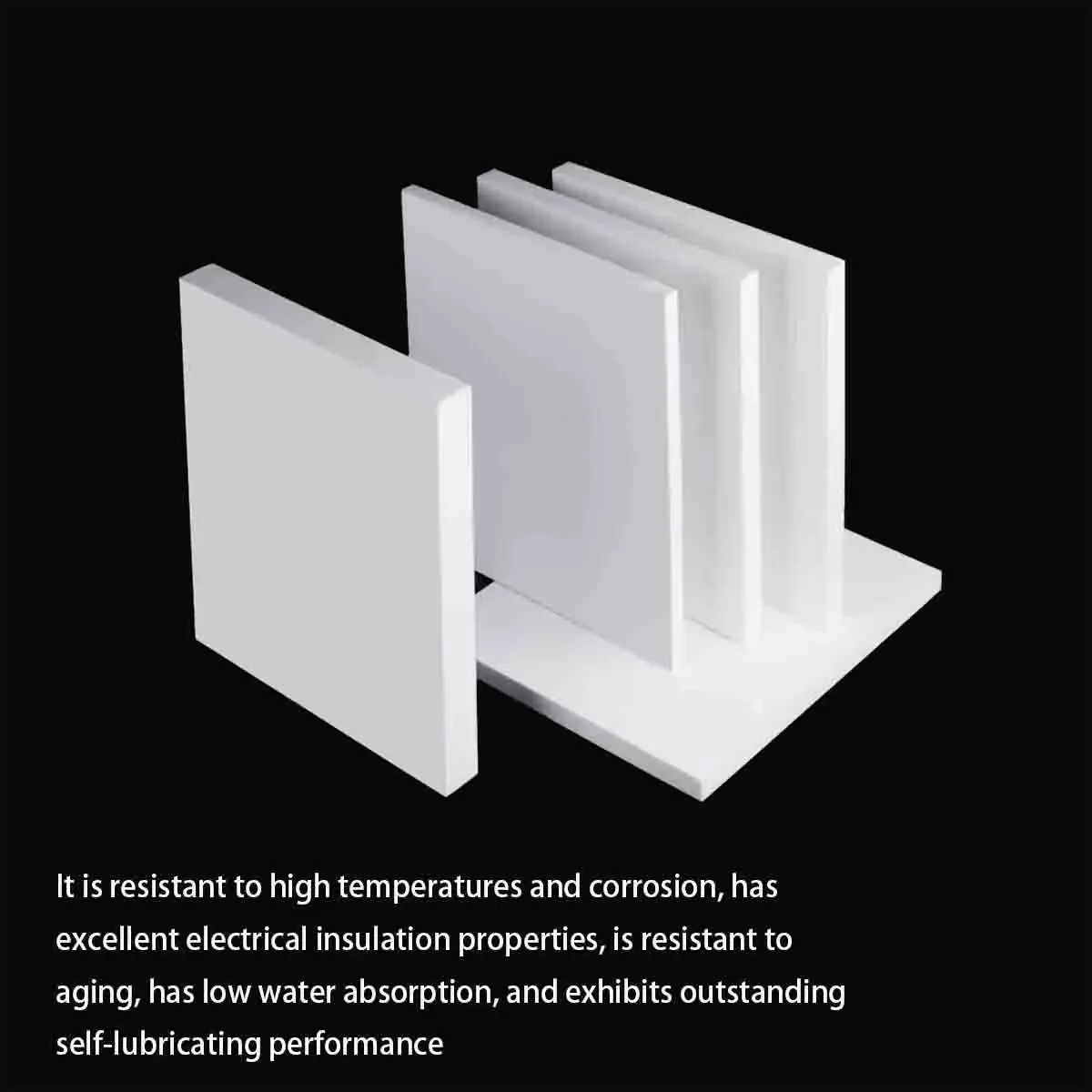 Size 0.2-30m White PTFE Board PTFE Sheet Plate Block Polytef Plate Anti-Corrosion Machining Model Processing Materials Multiple