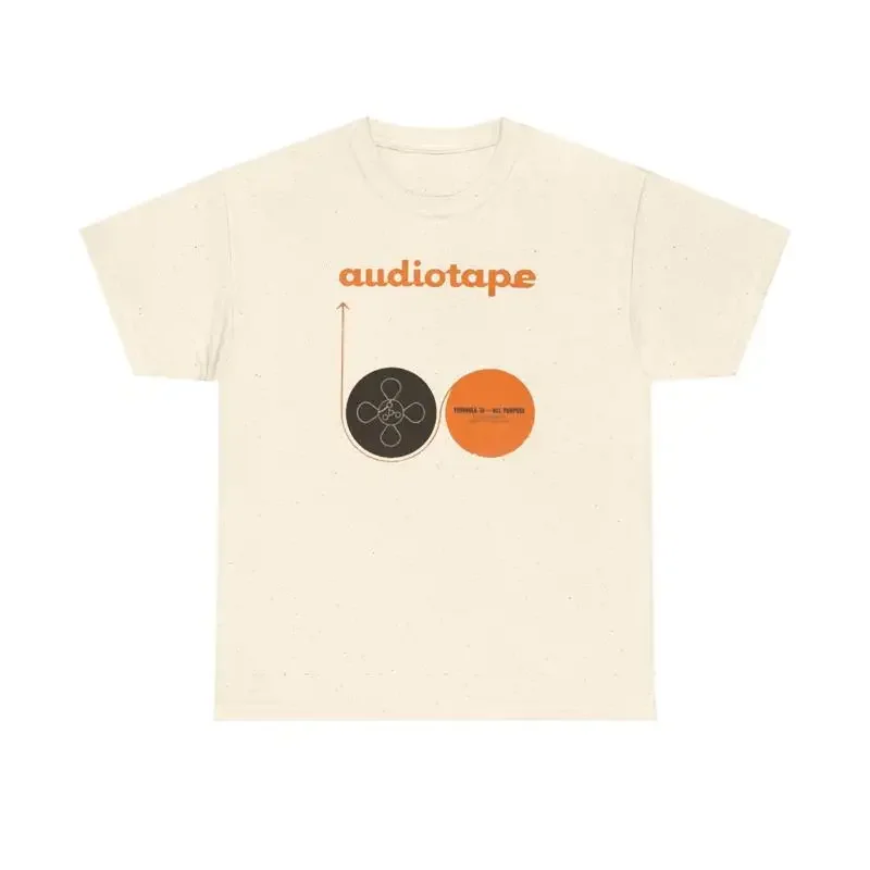 Retro Vintage Throwback HiFi T Shirt Audiotape Reel To NWT S 5XL