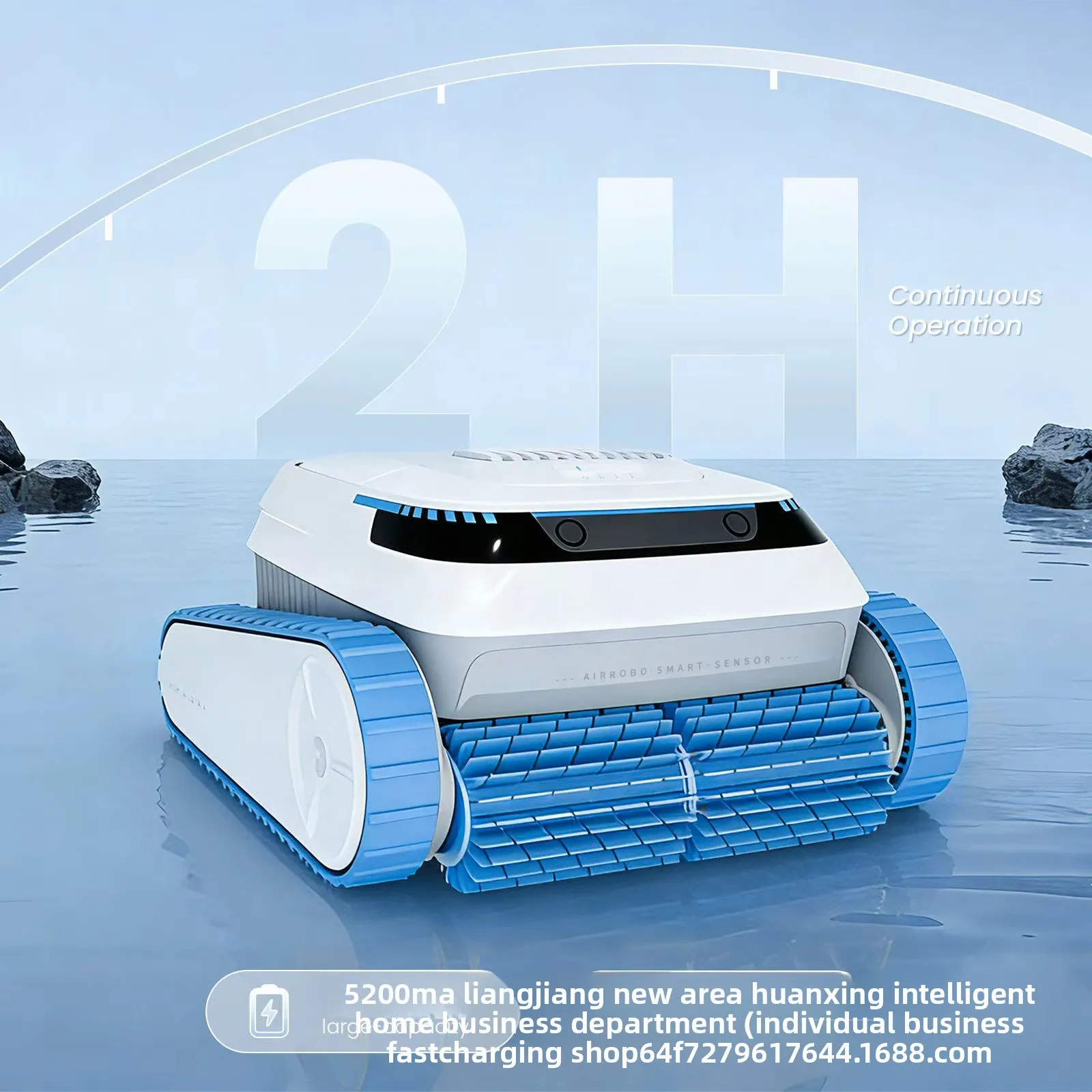 For Automatic Pool Cleaner PC20 Remote Control Wireless Robot Pool Cleaner Automatic Intelligent Eco Friendly Guangdong Swimming