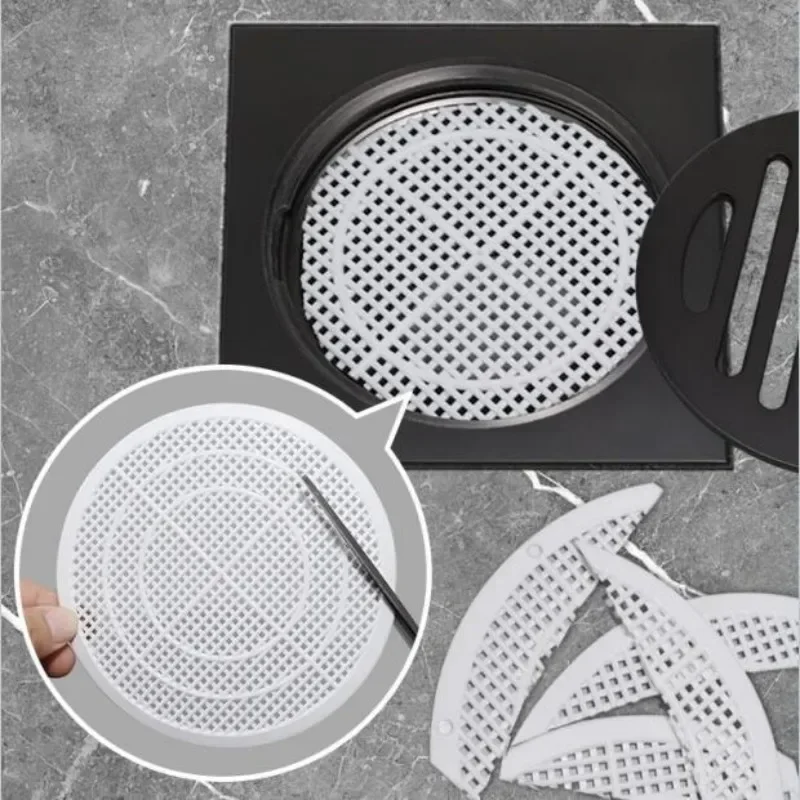2pcs Square Drain Cover For Shower, Anti Sink Clogging, Floor Cover Shower Drain Hair Outlet Filter, Kitchen , Bathroom Tools