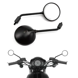 Round mirror Motorcycle Accessories 8mm10mm Screw Motorbike Back View Mirror Electric Bicycle Rearview Mirrors Moped Side Mirror