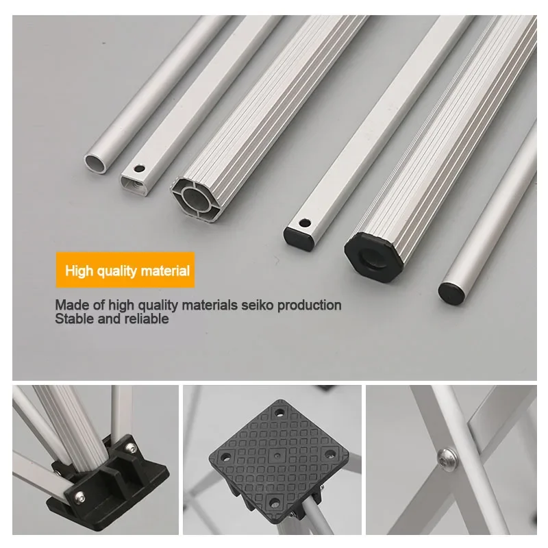 Portable Aluminum Alloy Workbench Fast Telescopic Bracket 4/6 Legs Multi-Functional Folding Table Apply To Slate Glass Operation