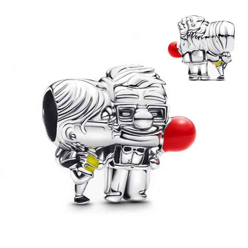 

Лидер продаж S925 стерлингового серебра День святого Валентина поцелуй из бисера подвеска подходит оригинальный браслет Pantaro DIY кулон подарок для женщин