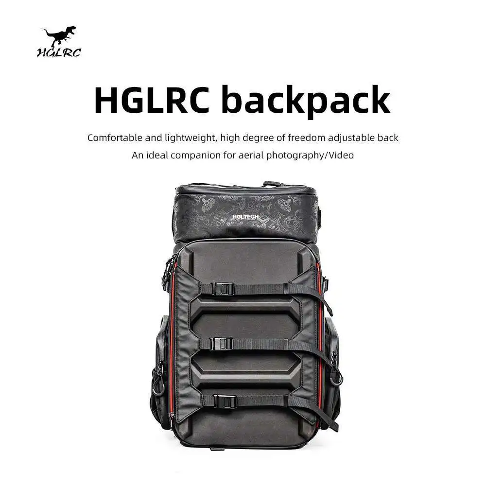 

HGLRC FPV Backpack 360X260X530mm Waterproof Splash-Proof Fabric For RC FPV Freestyle Drones Outdoor Bag