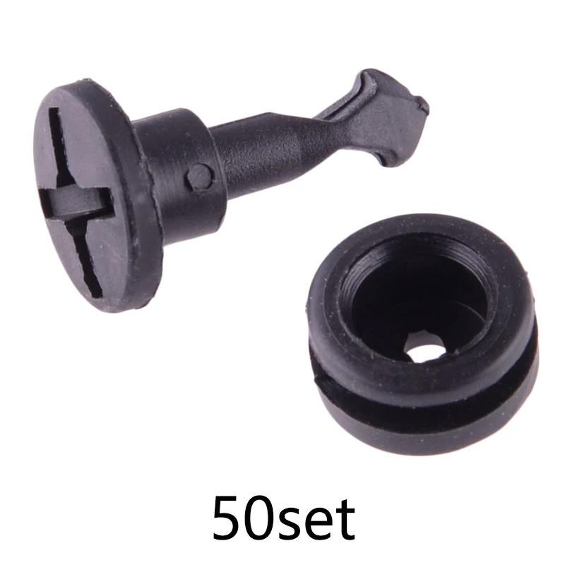 C60604 50 Sets Car Upper Engine Cover Plate Fixing Bolt Fastener N90801101 Fit For Audi VW Seat Skoda