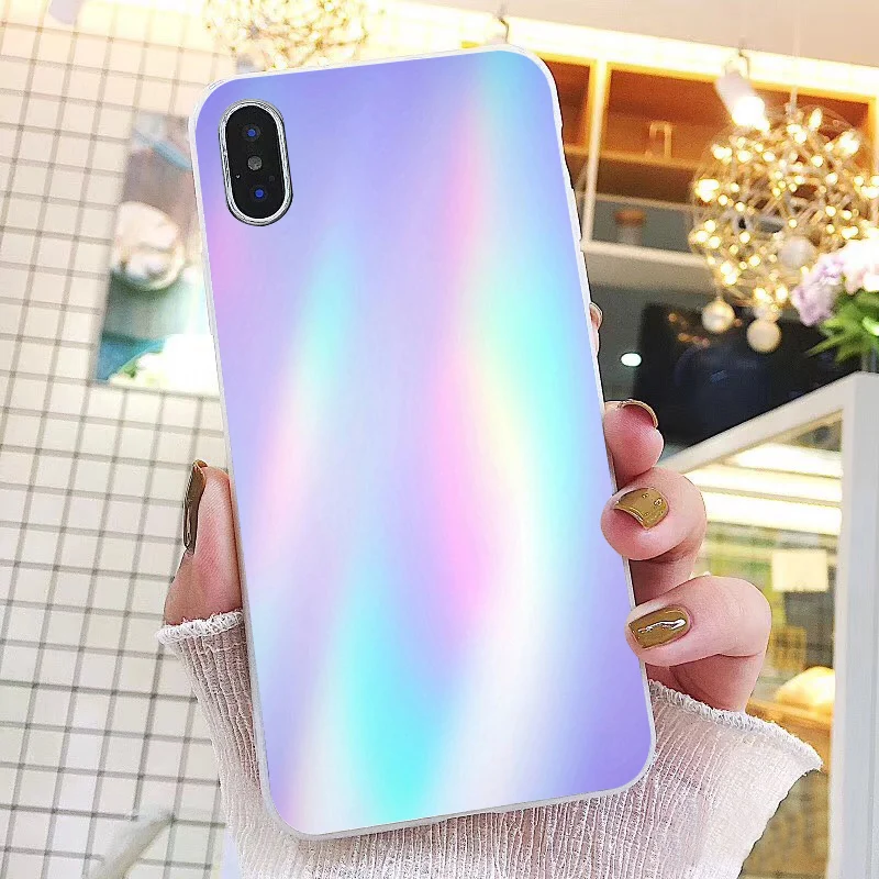 Glitter Iridescent Holographic Colorful Phone Case For iphone 16 15 14 Pro Max 16 15 14 13 12 11 Pro 16 15 14 Plus Case