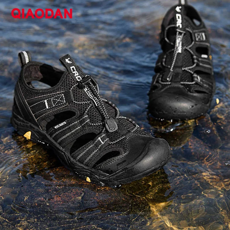 

QIAODAN Wading Shoes for Men Summer 2025 New Quick Dry Anti Slip Outdoor Sports Sandals with Breathable Mesh QXF093252916R