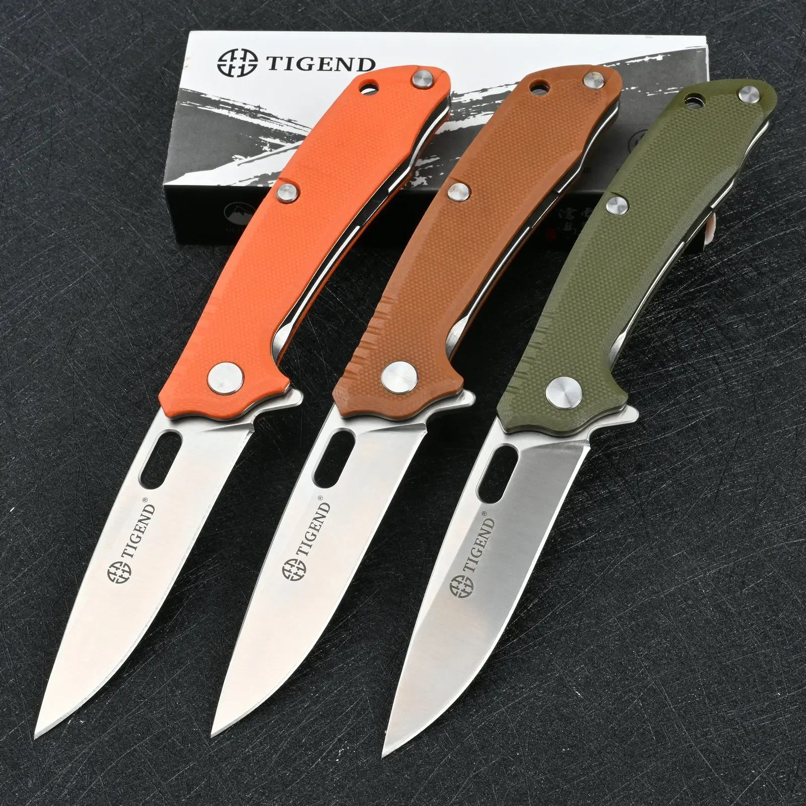 

TIGEND 9CR14 Steel Tactical Military FoldingPocket Knife For Men Self Defence Combat Hunting Survival EDC Jackknife Navaja