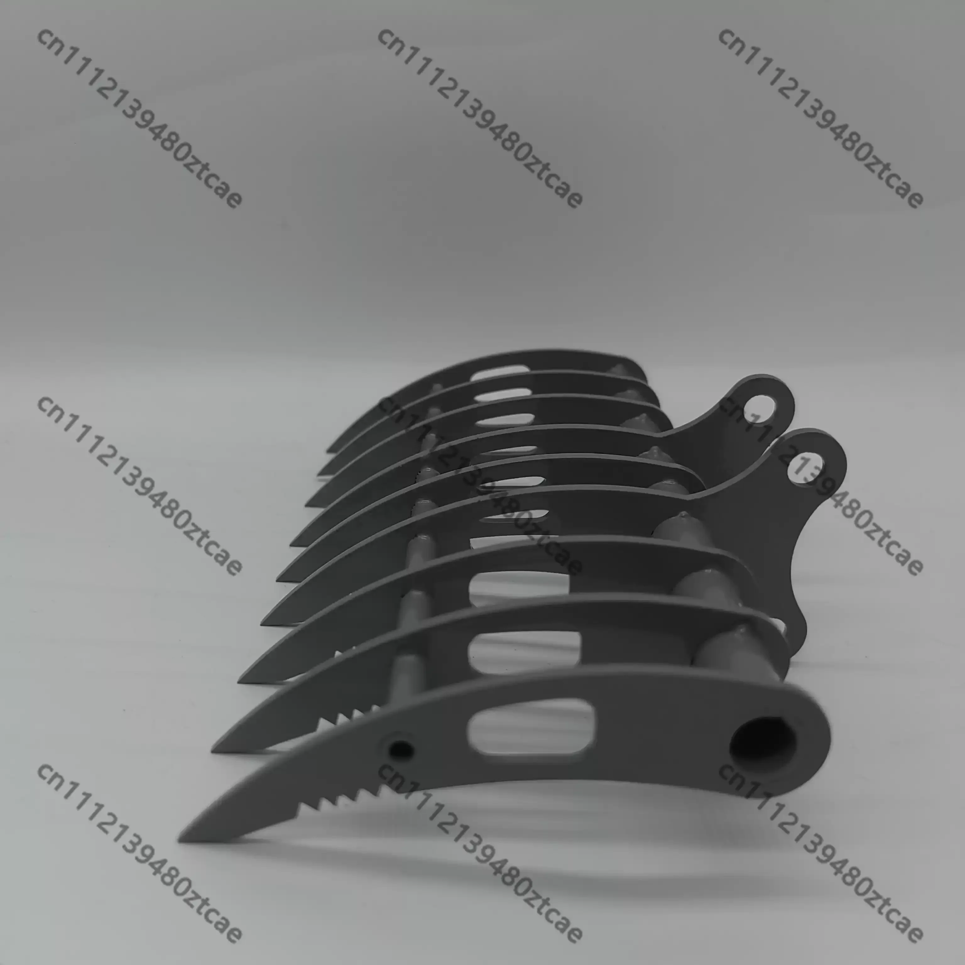 RC Hydraulic Digger Metal Ground Loosening Weeding Rake Bucket Multi-model Hard Soil Breaking Upgrade Spare Components