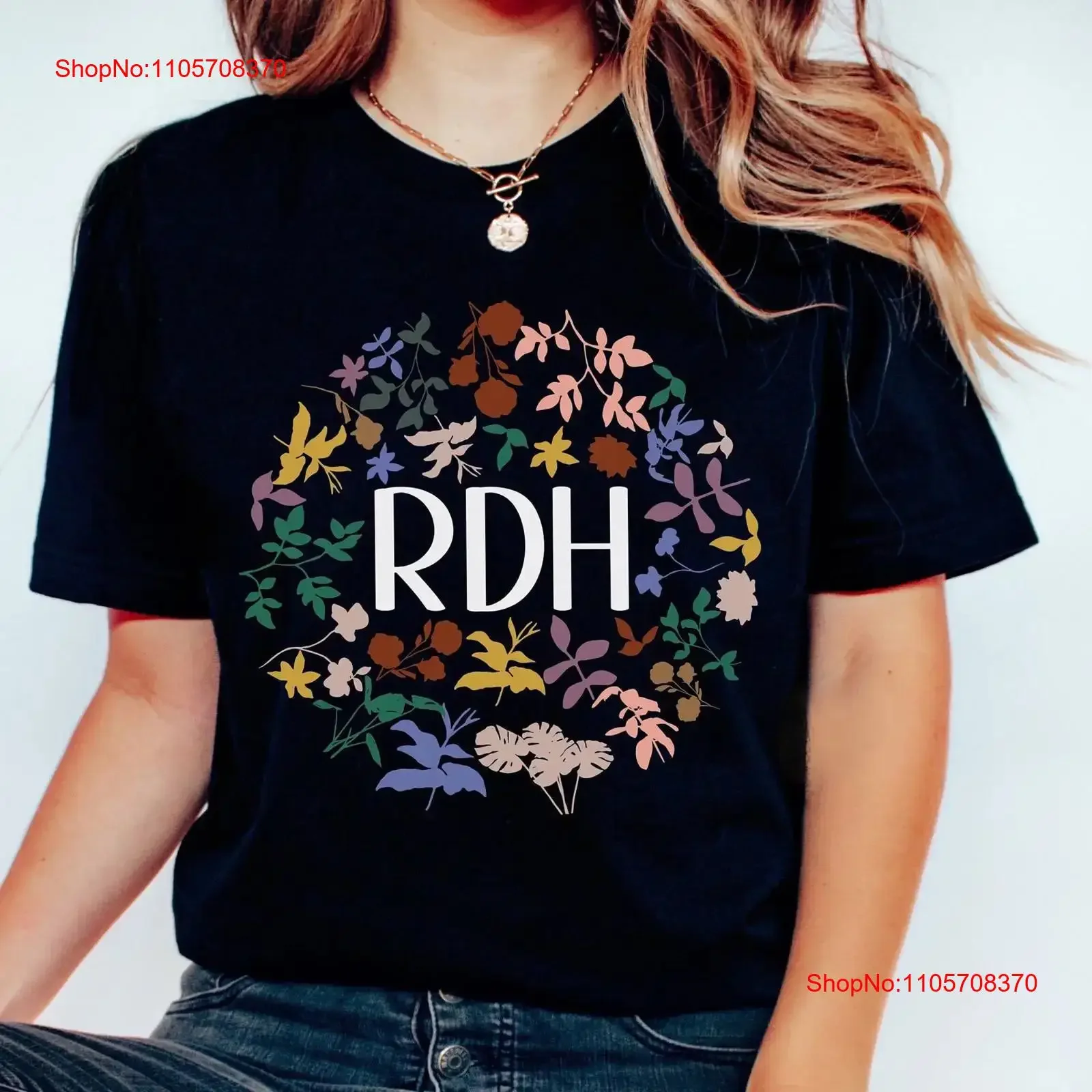 RDH T Shirt Registered Dental Hygienist Hygiene School Graduation Future vintage Washed streetwear Top For Everyday Wear
