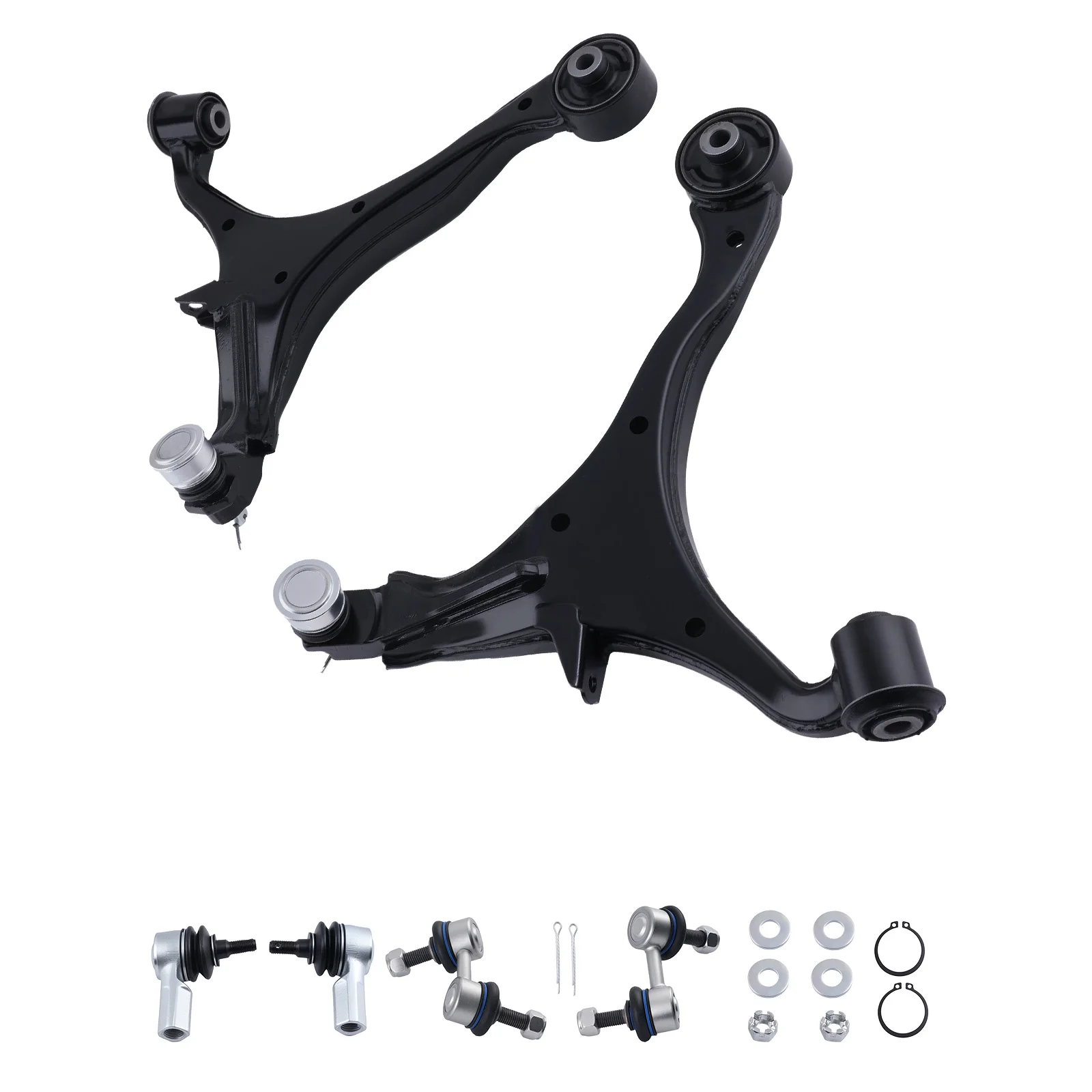 

Front Lower Control Arms Tie Rods Kit Left & Right for 2002-2006 Honda CR-V 2.4L