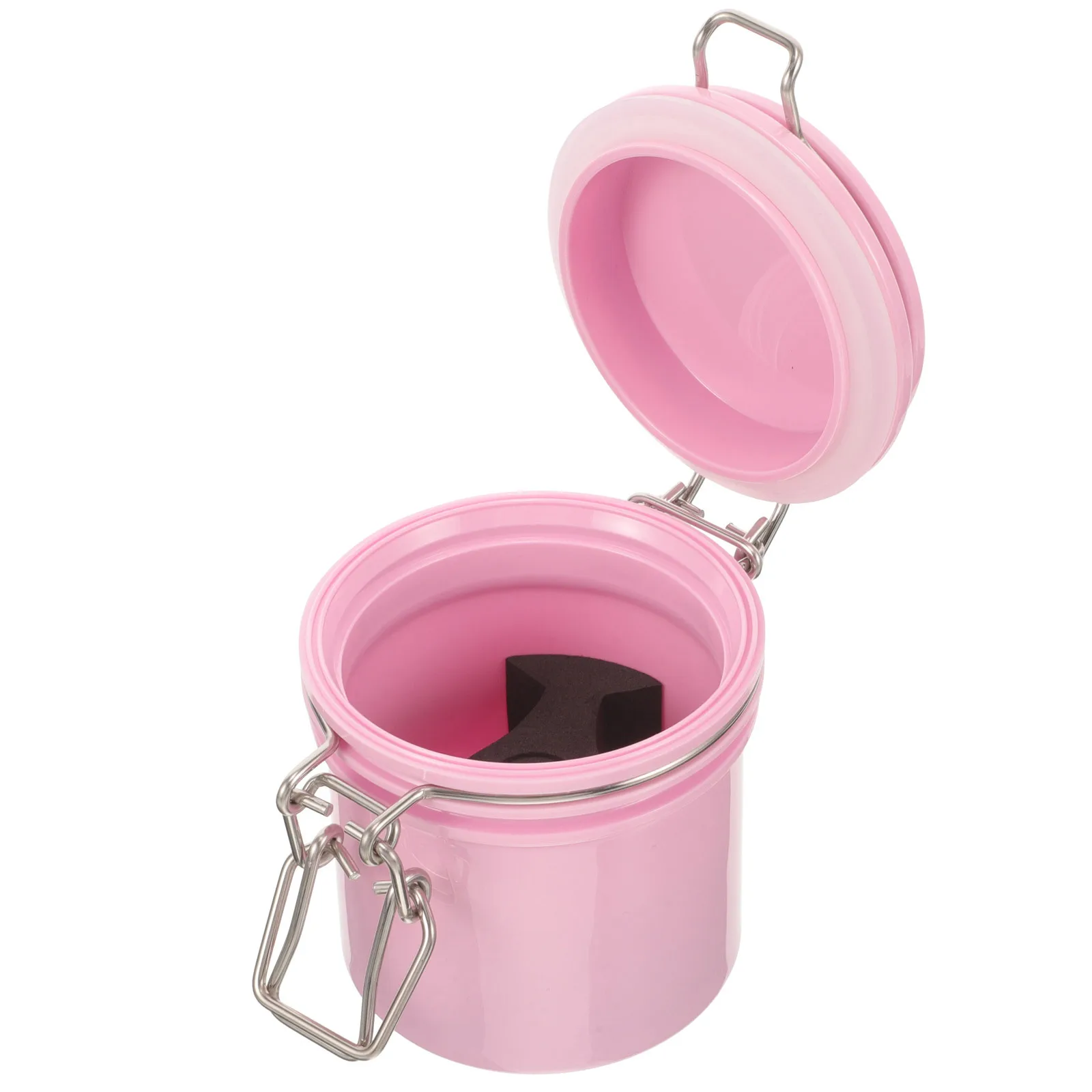 속눈썹 접착제 용기 밀폐 누수 방지 속눈썹 연장 용기 접착제 이식 도구용 대용량 보관함 메이크업 정리함