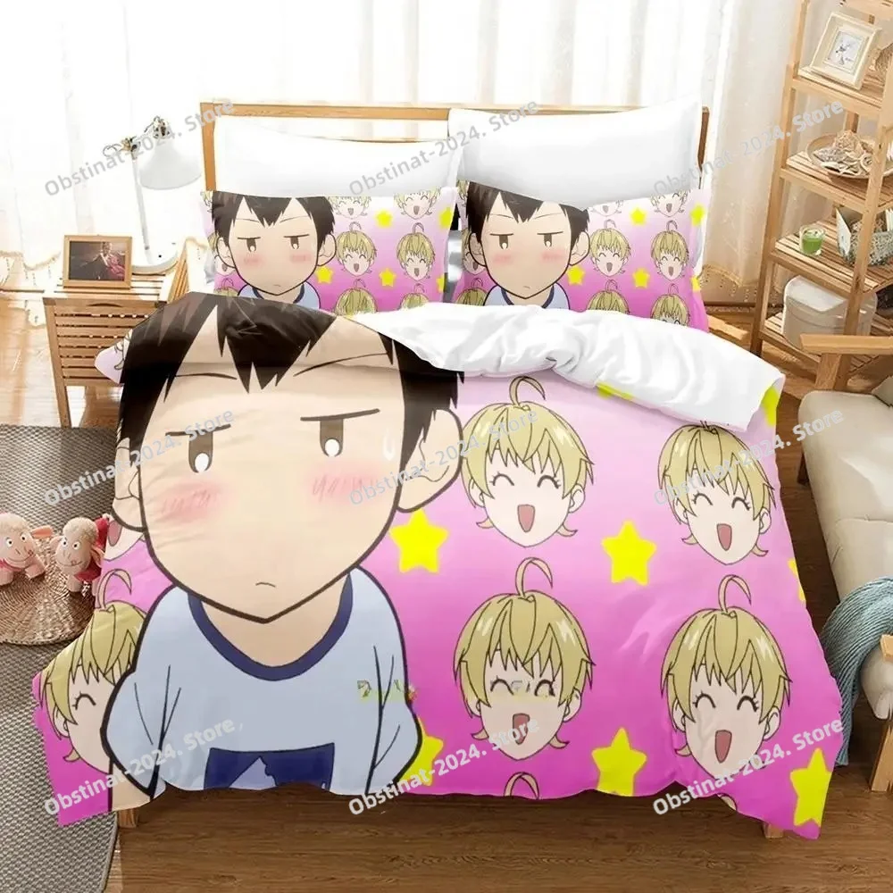 

BabySteps Bedding Set Single Twin Full Queen King Size Bed Set Adult Kid Bedroom Duvet Cover Sets 3D Print Anime Bed Sheet Set