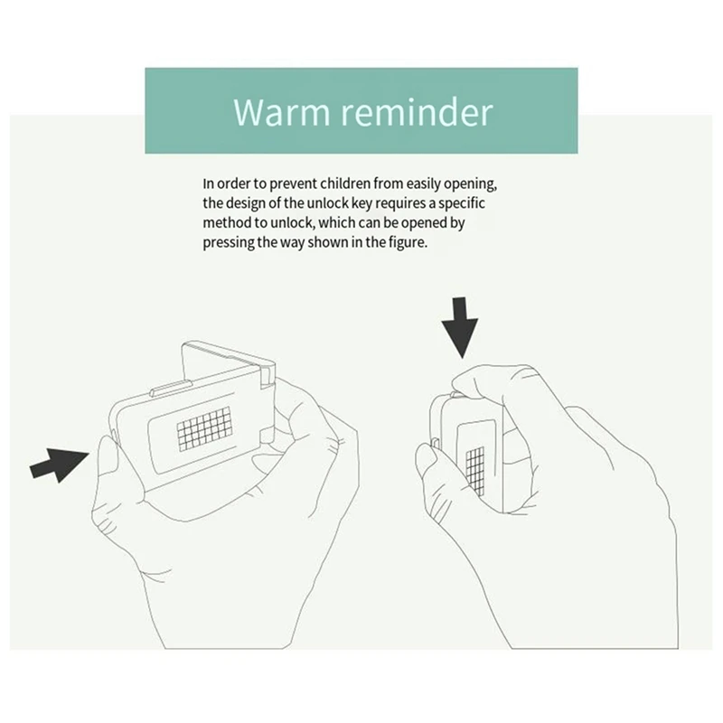 서랍 잠금 보호 냉장고 잠금 캐비닛 잠금, 직각 평면 이중 사용 캐비닛 문짝 잠금, 1 세트