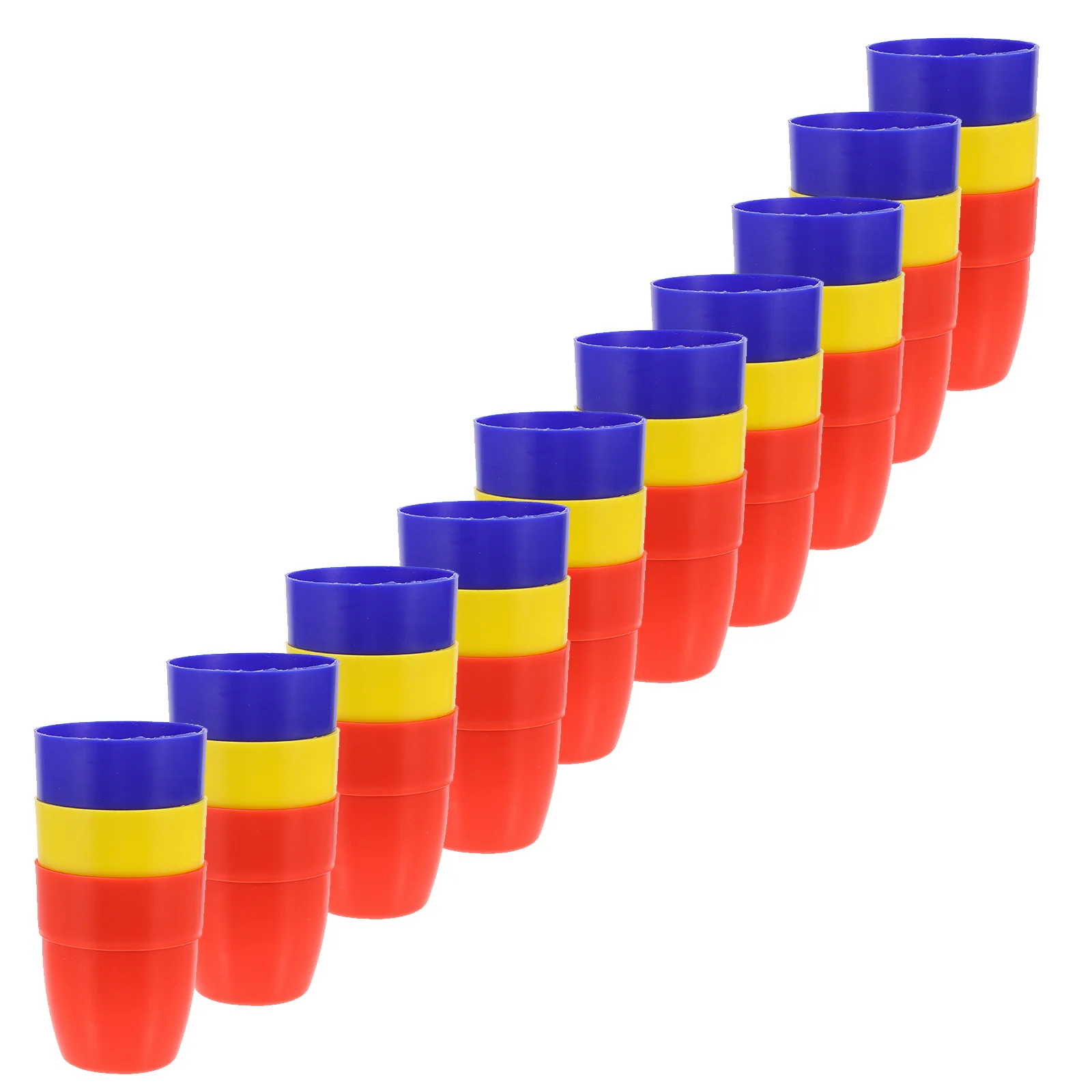 

30pcs Cup Gimmick Magician Prop Compact Lightweight Party Stage Show Easy Carry Trick Cup Funny Party Gimmick Trick Prop