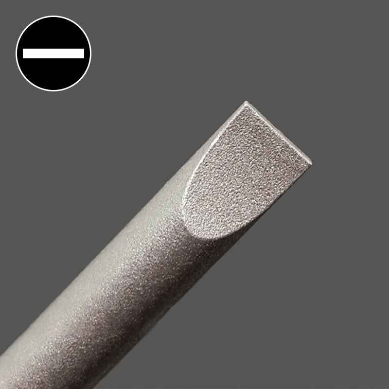 Magnetic Tip Flat Head Screwdriver Bits Set 50/100mm 2.0-6.0mm Slotted Screwdriver Drill 1/4 Inch Hex Shank Hand Electric Tools