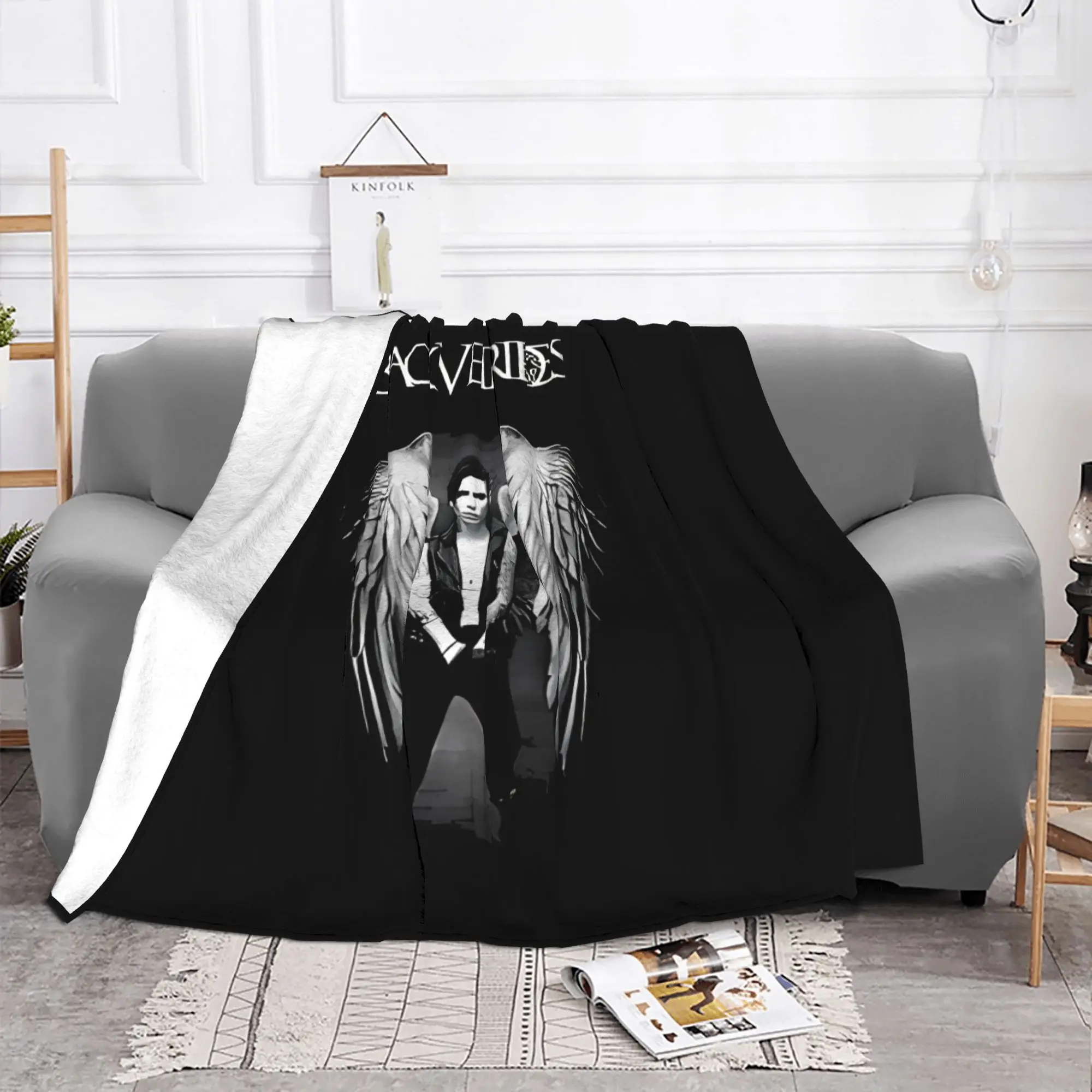 1PC Classic B-Black veil brides home room decorations Winter Blankets for Adults Bedding Home Interior Sofa Knee