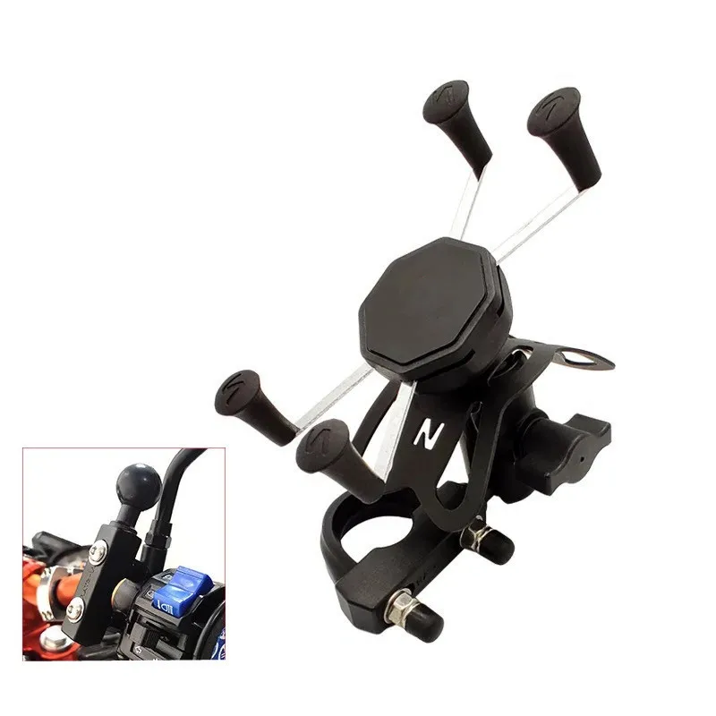 Popular Universal Motorbike Iron X Shape Clamp Bike Cell Phone Stand Motorcycle Phone Holder Motorcycles Accessories
