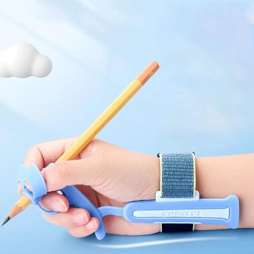 Anti Hook Wrist Writing Posture Correction Tools Aid Handwriting Auxiliary Device Wrist Brace Tool Preschoolers Pencil Gripper