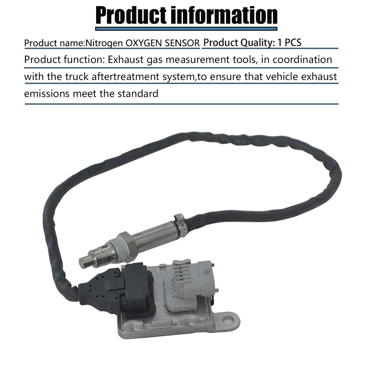 68197109AA Nitrogen Oxide Nox Sensor For Dodge Ram 2500 6.7L 2014 2015 2016 2017 68227468AA 5WK97360