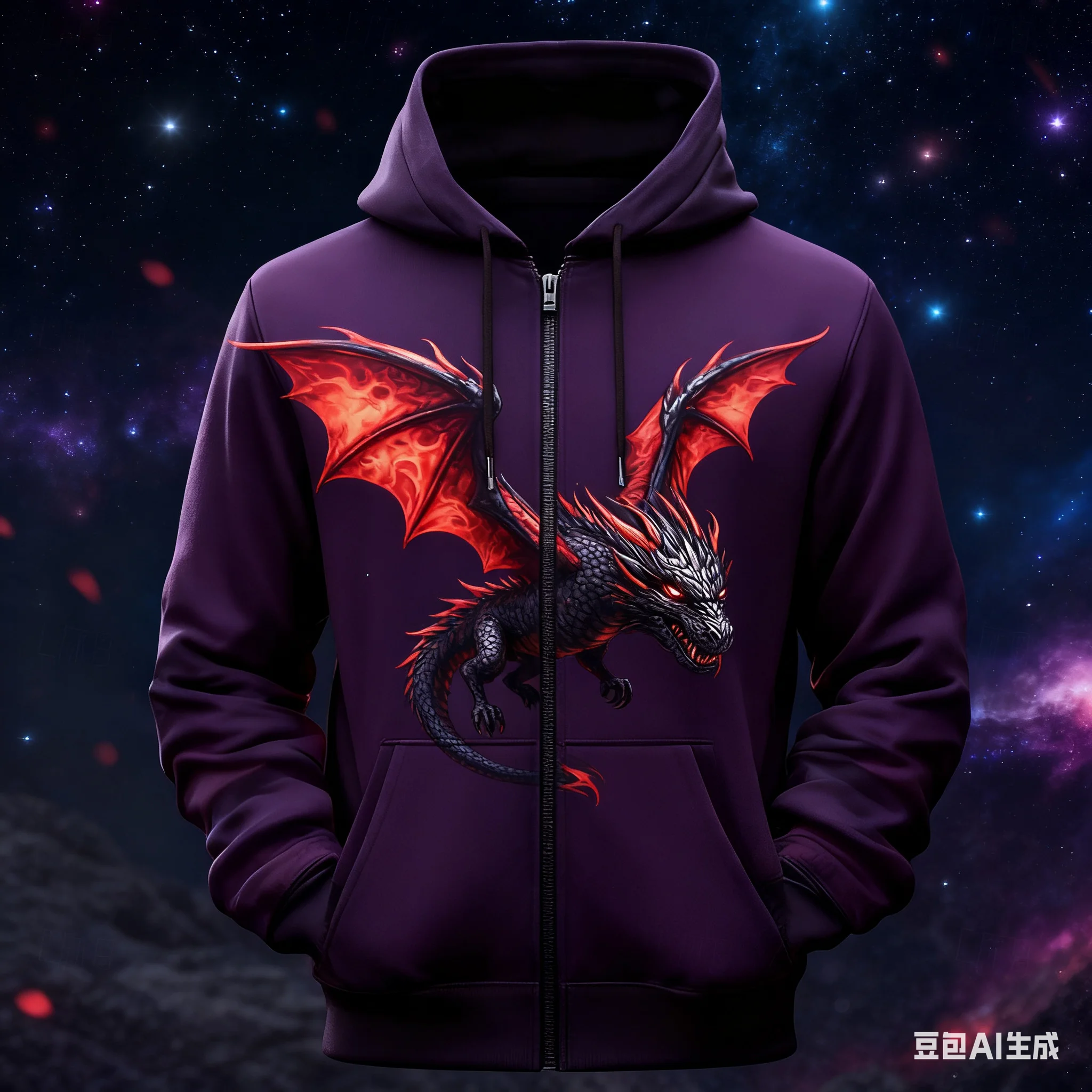 موضة ثلاثية الأبعاد التنين نمط الرجال هوديس مضحك الحيوان طباعة مقنعين زمم بلوزات اليومية معطف غير رسمي ملابس Y2k المتضخم #2