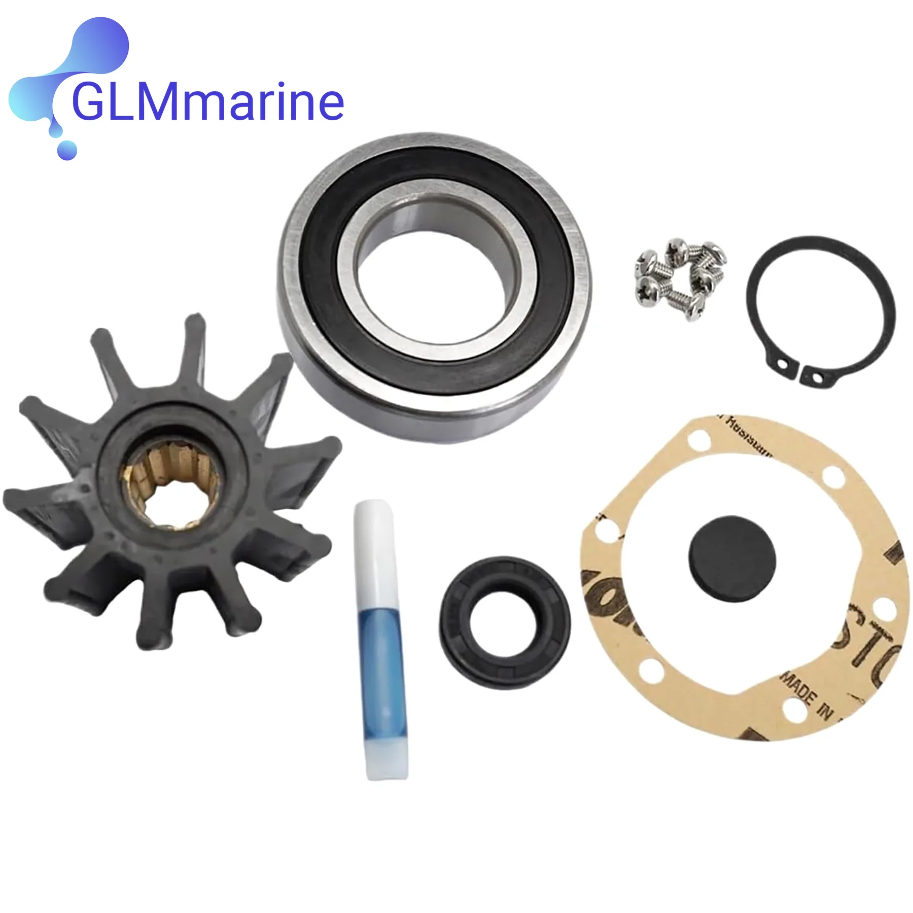 Raw Sea Water Pump Repair Kit Fits Volvo Penta 430 500 570 AQ200 AQ225 AQ260 AQ271 BB260 AQ280 Series Engines 855722 856513