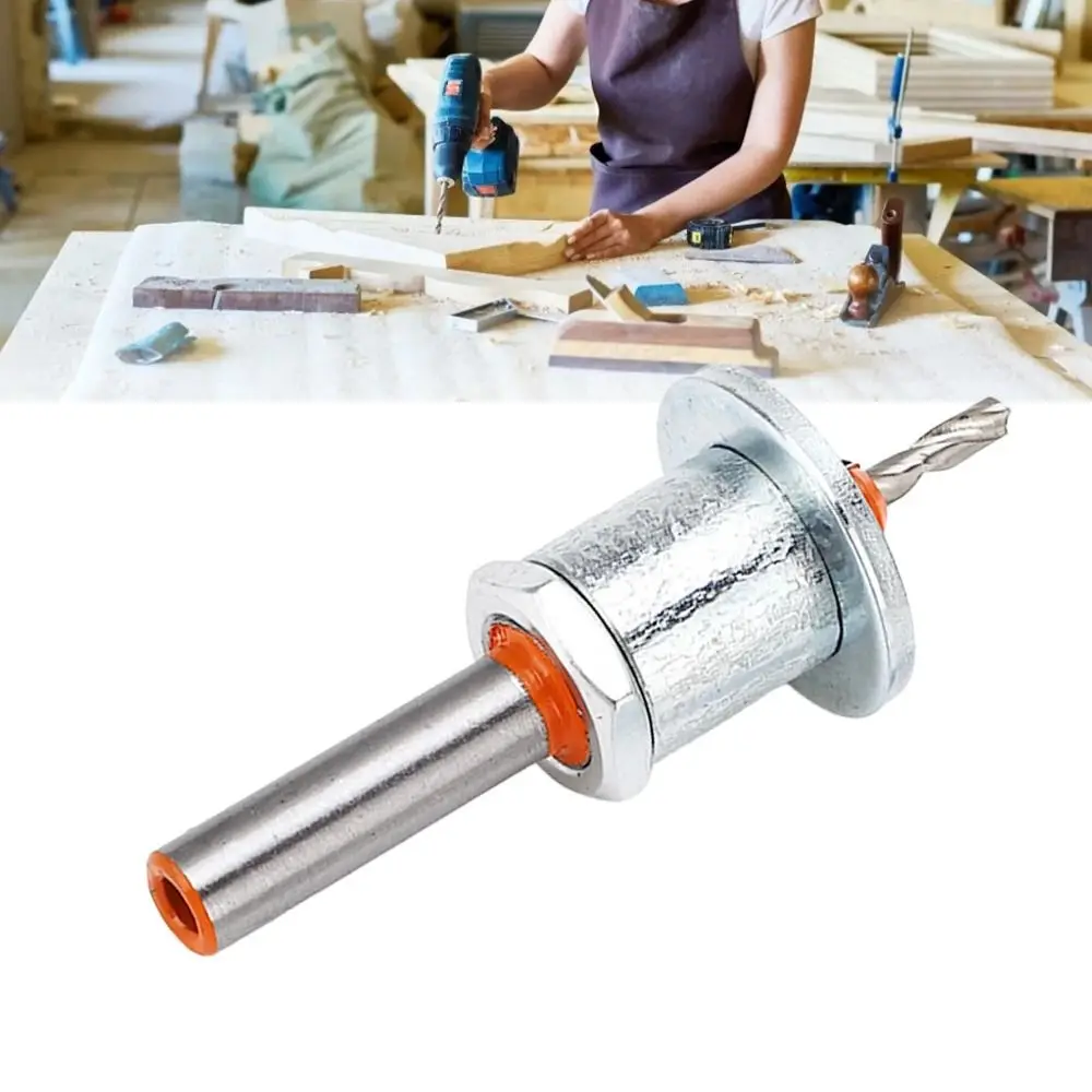 Hole Drill Adjustable Depth Countersunk Bit Wear Resistant High Efficiency Shank Countersink Bit Anti-slip Professional