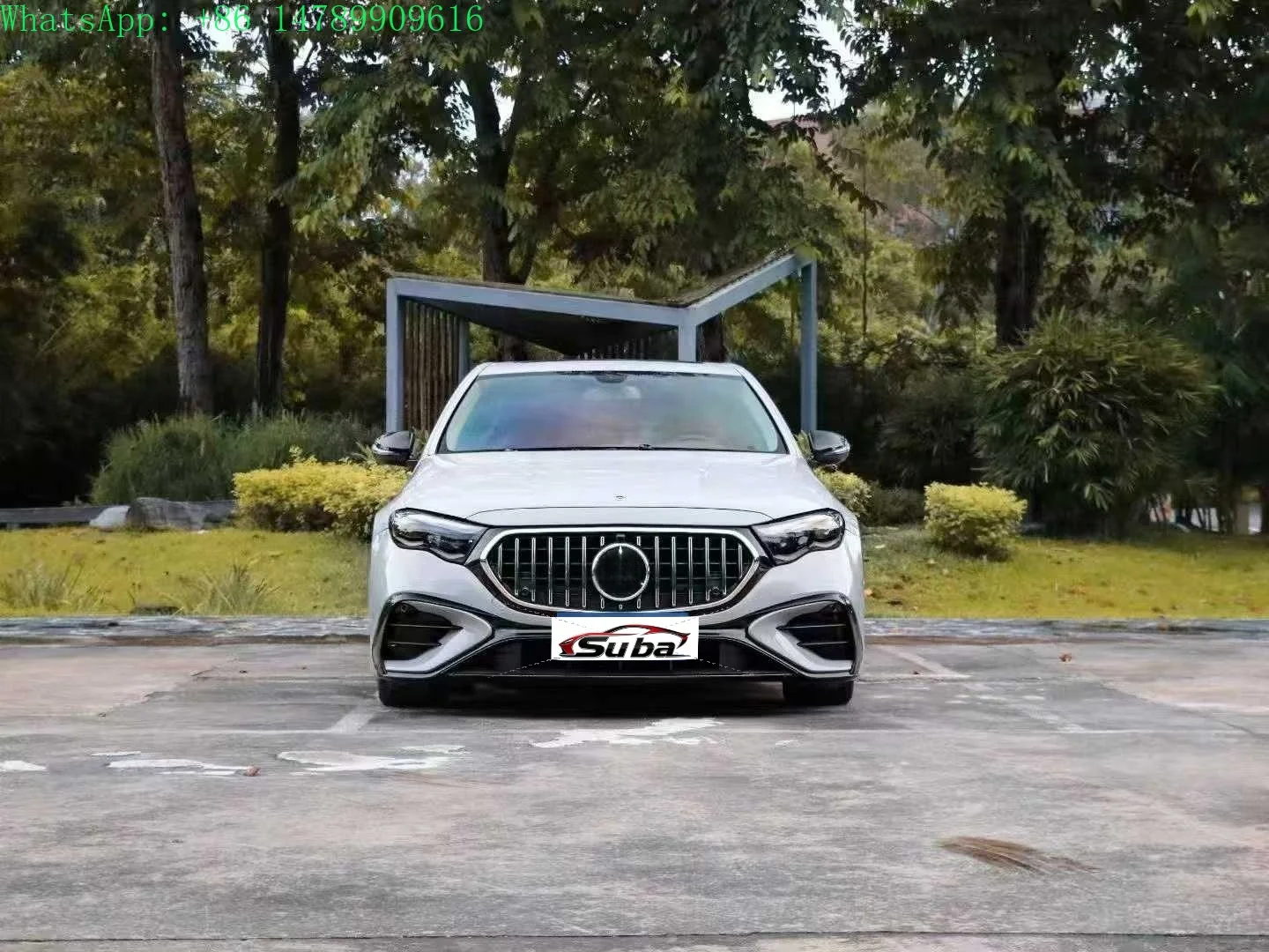 CAR Bumpers for  E-class 09-14 W212 Upgrade to W214 E53 Body Kits Hood Fender Trunk Lid Headlights Taillights Bumper Quality