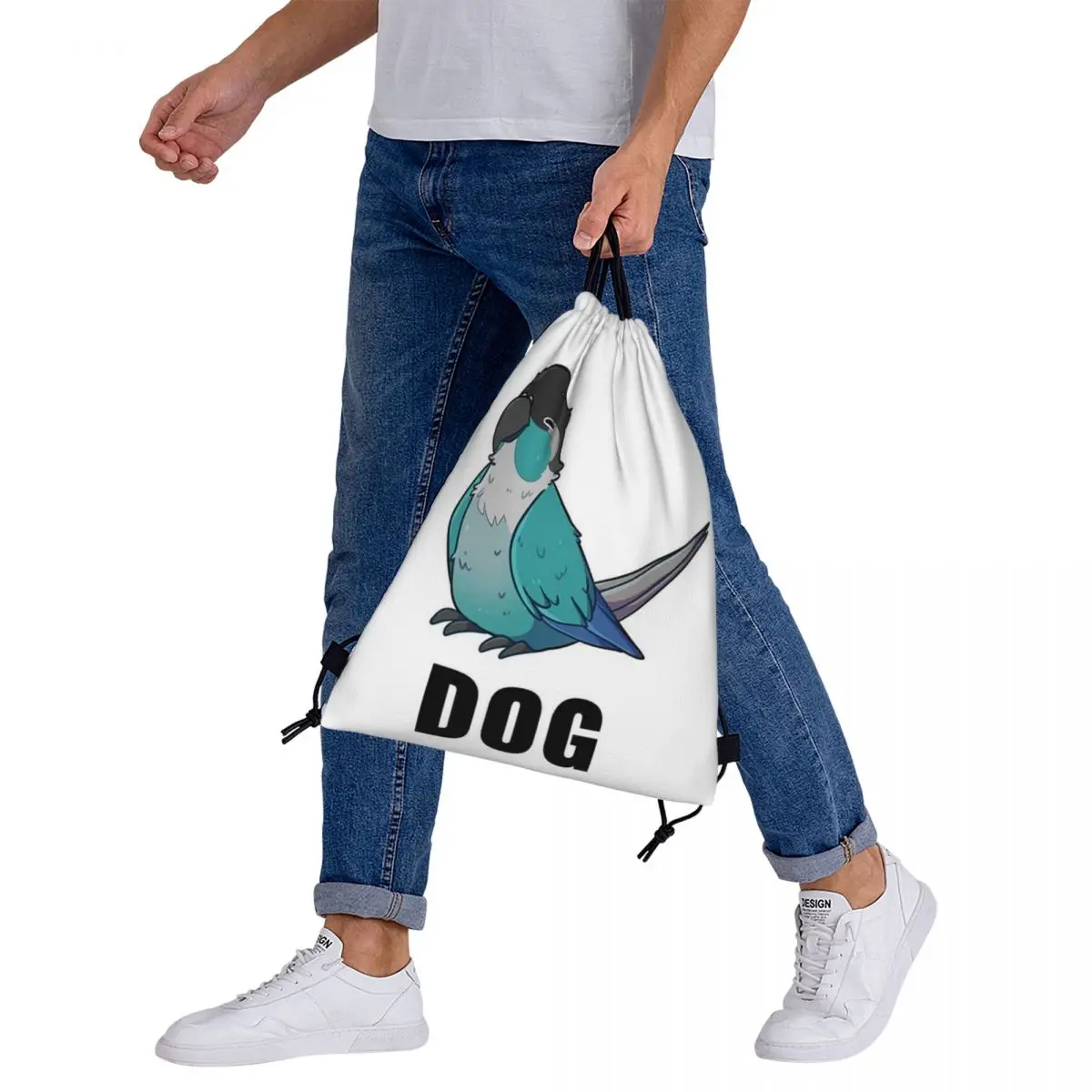 Hund Rucksäcke lässig tragbare Kordel zug Taschen Kordel zug Bündel Tasche Aufbewahrung tasche Bücher taschen für Mann Frau Studenten