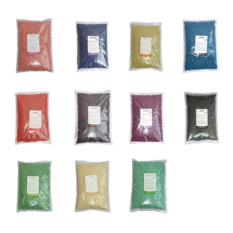 500 جرام حبوب شمع لإزالة الشعر كامل الجسم فيلم ساخن حبات شمع مزيل الشعر الصلب لآلة سخان الشمع