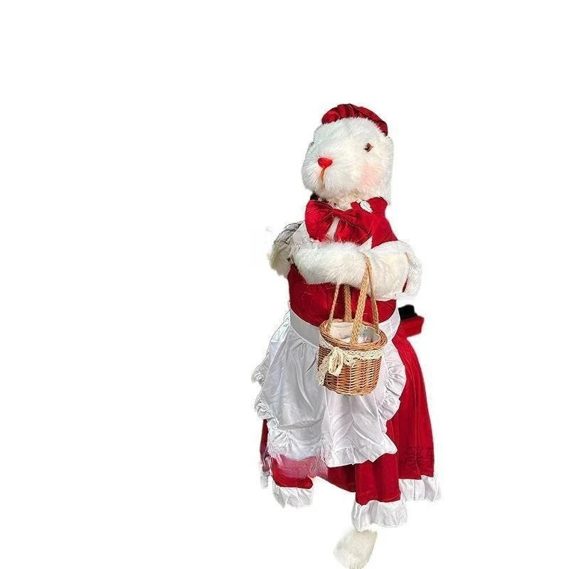 

Rabbit ornaments, standing big rabbits, floor-to-ceiling window decorations, plush dolls, Christmas supplies