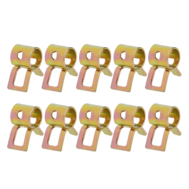 10 Uds 5-22mm Clip resorte línea combustible manguera tubo agua abrazaderas sujeción