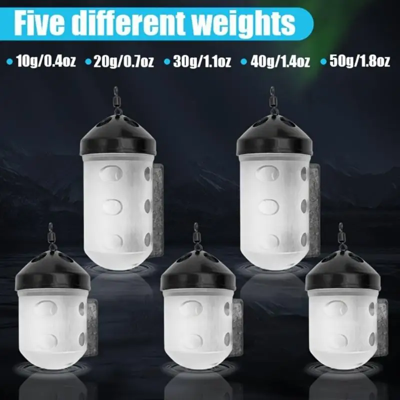 مضغوطة كاربس غطس صيد الأسماك الأداة الدقة التي تصب الطعوم موزع الصيد K1YF