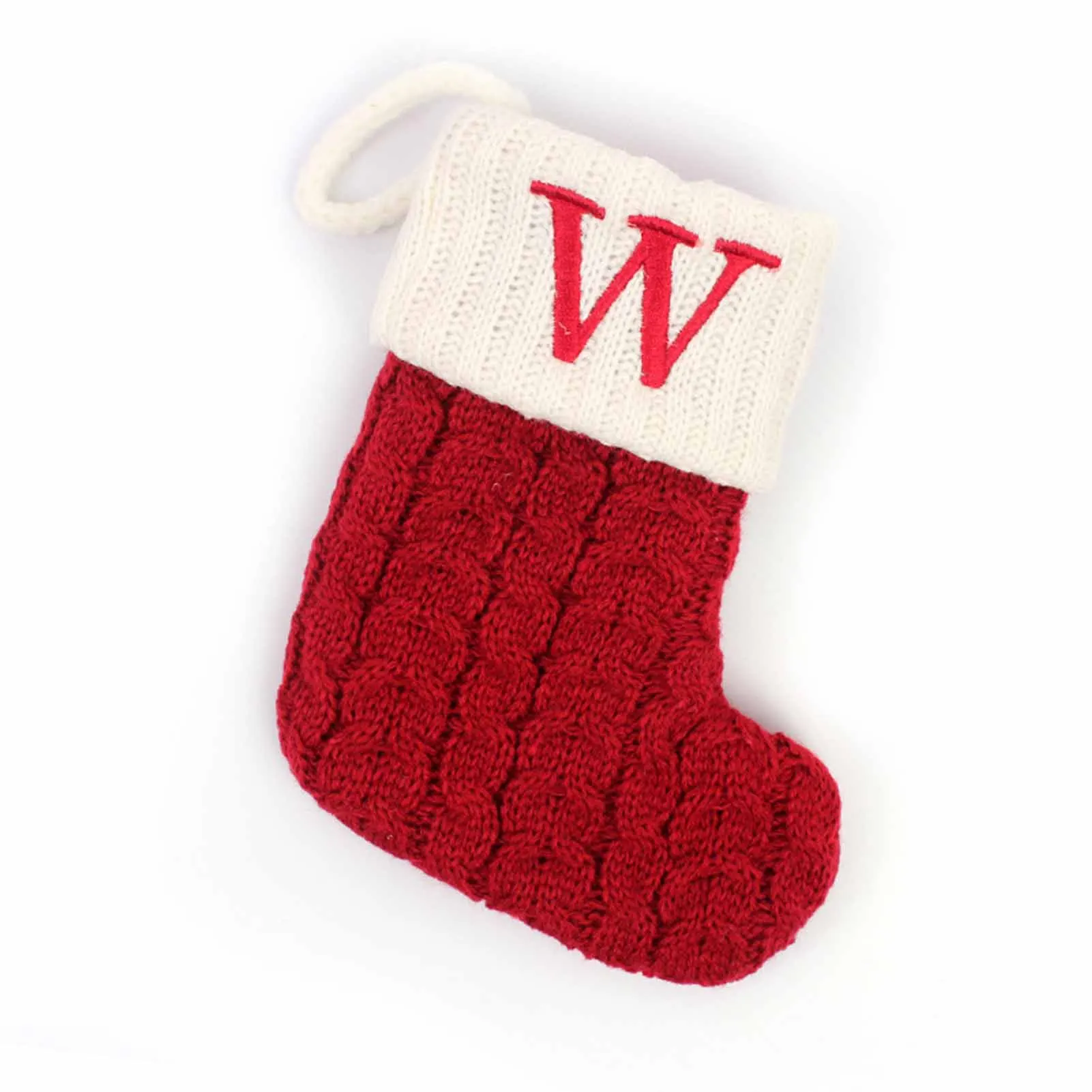 Christmas Knitted Stocking Gift Bag Fine Workmanship Added Appeal Stocking Bags for Class Activities Festival Parades