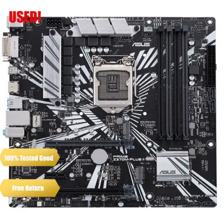 ASUS PRIME Z370M-PLUS II 마더 보드 Micro-ATX (Intel Z370/LGA 1151) 