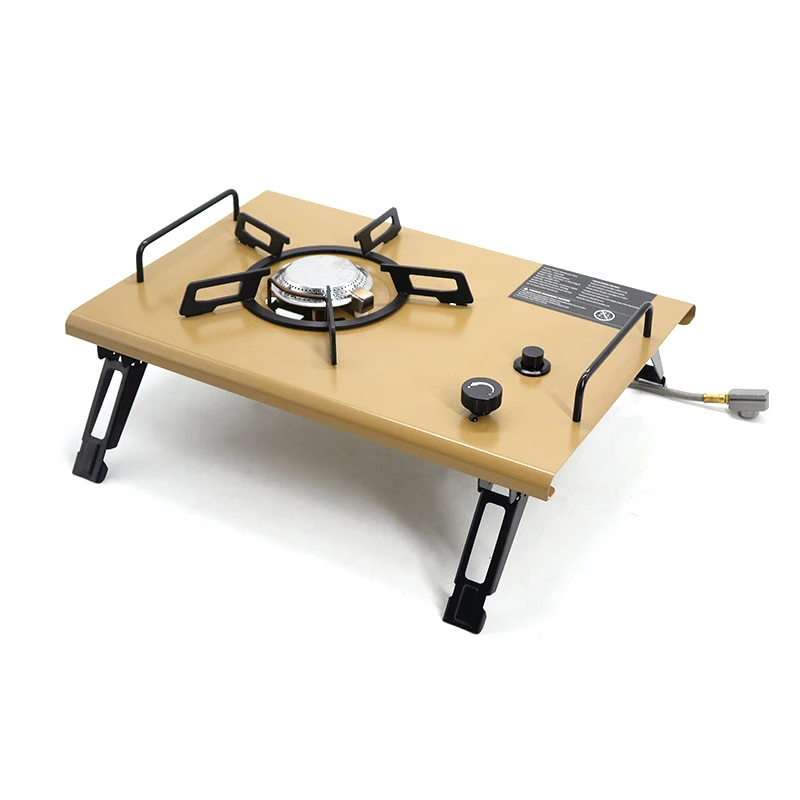 WESTTUNE Camping IGT Stove 4000W High Power Gas Stove Folding Portable Gas Burner Compatible with IGT Table for Outdoor Cooking