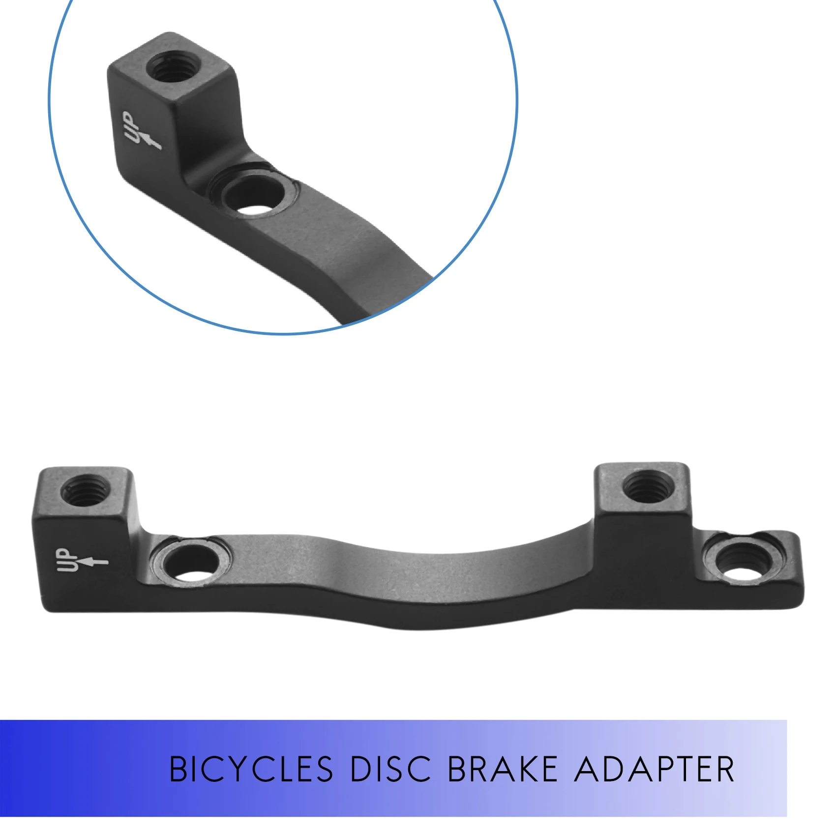 Mi.Xim 1Pcs Mountain Bikes Bicycles Disc Brake Adapter Ultralight Disc Bracket Parts Pm A Suitable For 203 Rotors For Rear Wheel