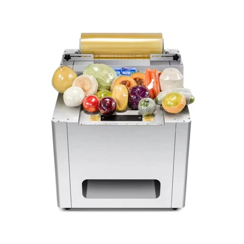 Hot-selling automatic stretch plastic wrap tray packaging machine