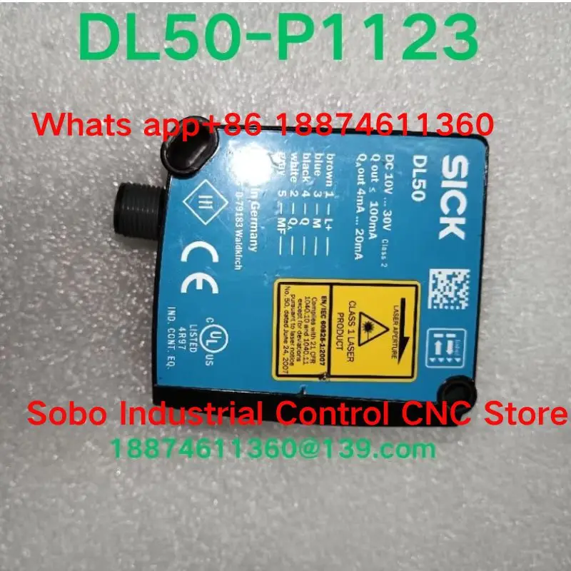 Second-hand test OK DL50-P1123 SICK Laser Ranging Sensor