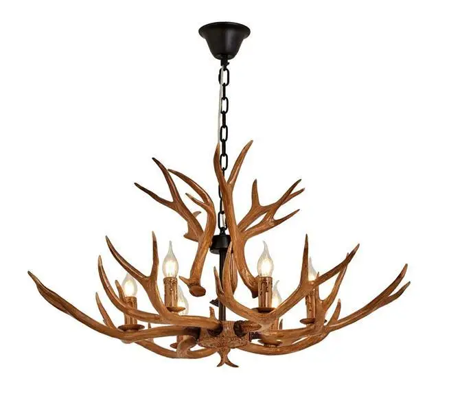 

Villa Cafe Internet Cafe Club Retro Antlers Light, Creative Antlers Chandelier