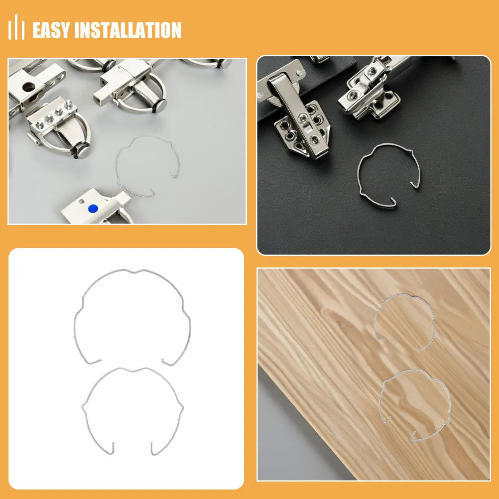 Bulb Holder Clips 4 Pack Steel Locking Latch Fasteners for Halloween Christmas New Year String Lights