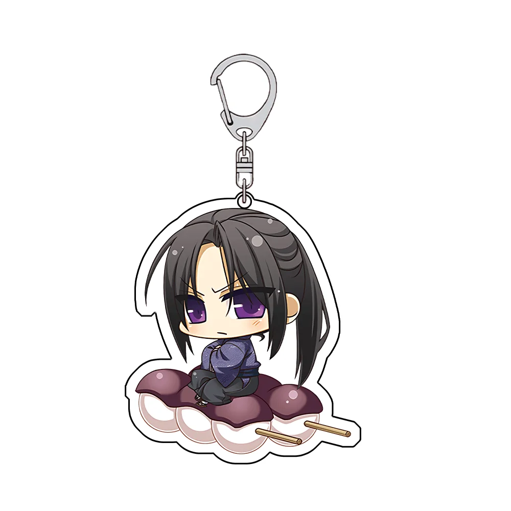 Hakuouki Toshizo Hijikata 6cm Acrylic Stand Keychain Anime Pendant Bag Charm Phone Strap Schoolbag Accessory Fan Gift