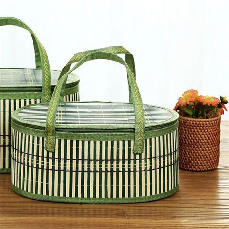 Basket Portable Sundries Snacks Basket Outdoor Camping Food Fruit Storage Container Home Decor Organizer Accessories