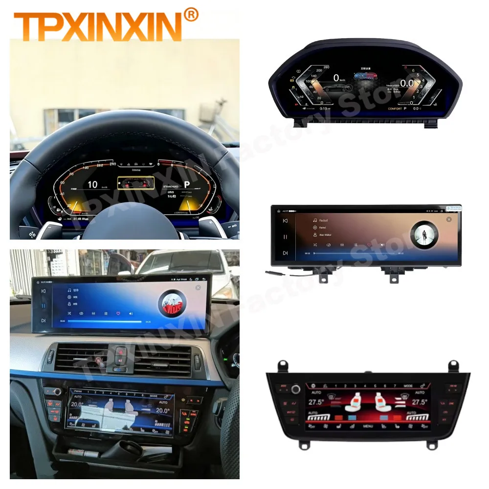 Digitales Armaturenbrett für BMW 3er 4er Serie F30 F31 F32 F34 F35 F36 F80 F82 F83 M3 M4 GT 2012~2020 Digitales LCD Virtuelles Cluster-Cockpit