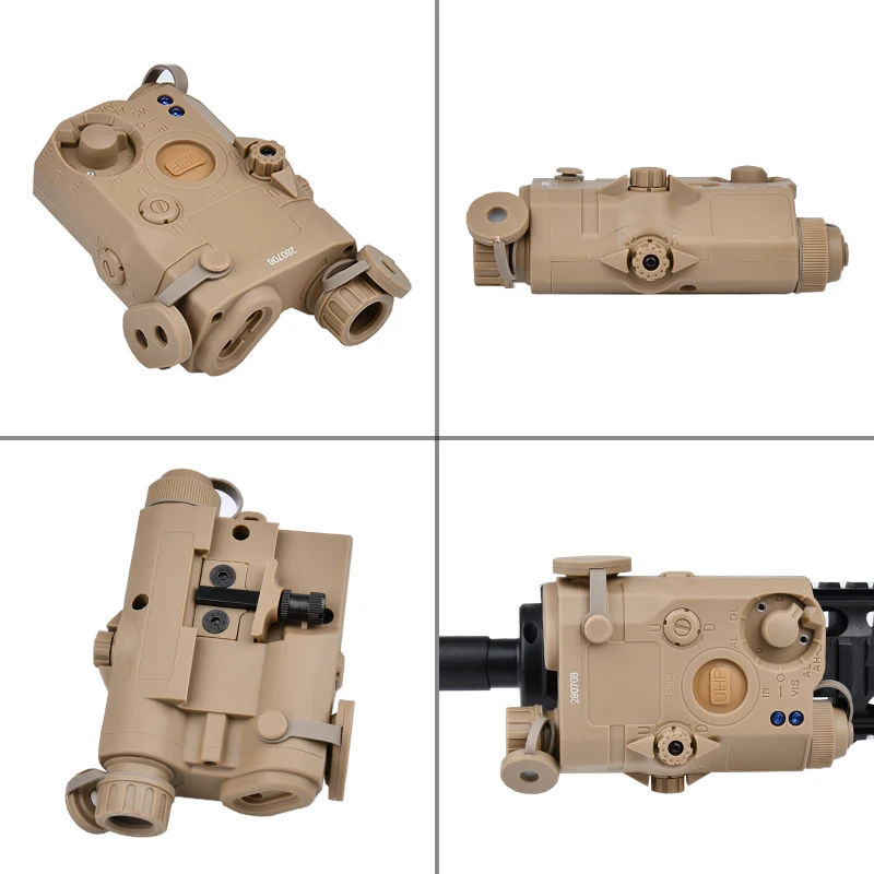 Tactical PEQ NGAL DBAL A2 MAWL C1 Dummy Laser Box 16340 CR123A Battery Case No function Fit Hunting 20mm Rail Decorative Weapon